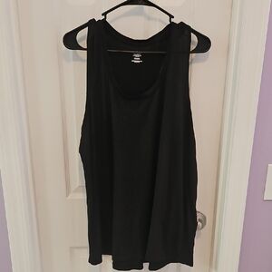 Athletic Works Black Relaxed Tank Top